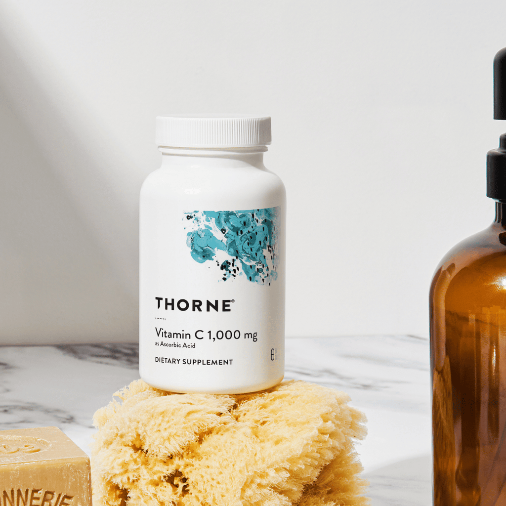 Thorne Vitamin C 1000 mg (formerly Ascorbic Acid) by Thorne, 90 capsule vitamin C supplement for daily nutritional support