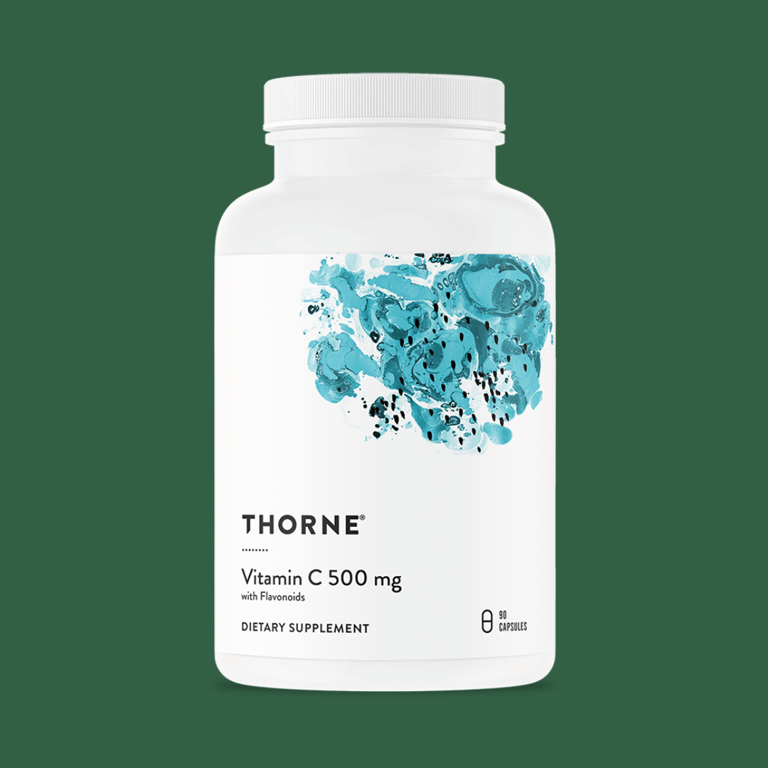 Thorne Vitamin C 500 mg with Flavonoids by Thorne, 90 capsule vitamin C supplement with citrus flavonoids