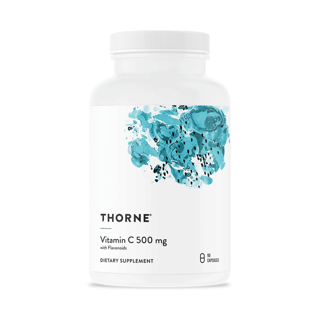Thorne Vitamin C 500 mg with Flavonoids by Thorne, 90 capsule vitamin C supplement with citrus flavonoids