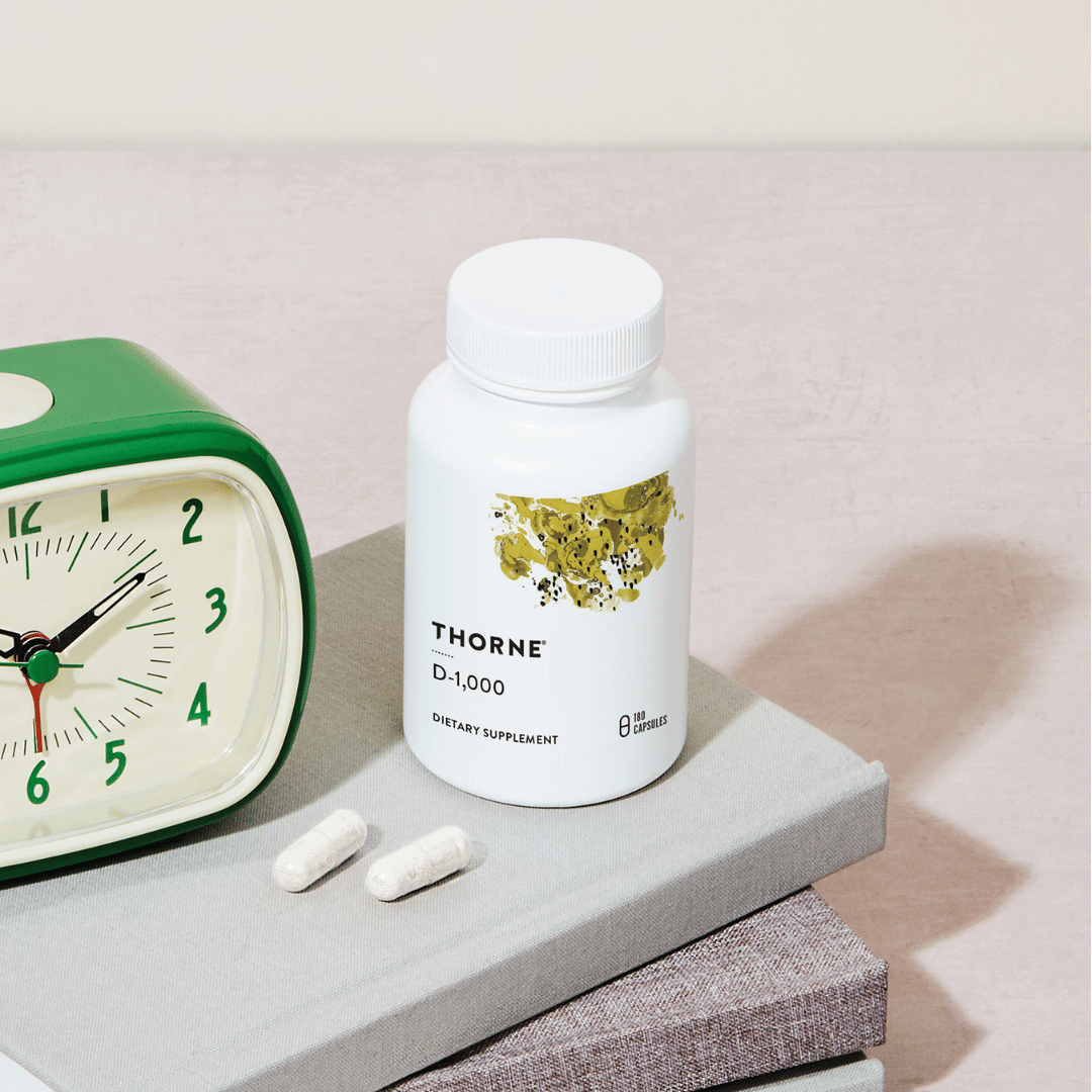 Thorne Vitamin D 1,000 IU by Thorne,  180 capsule vitamin D3 supplement for daily nutritional support