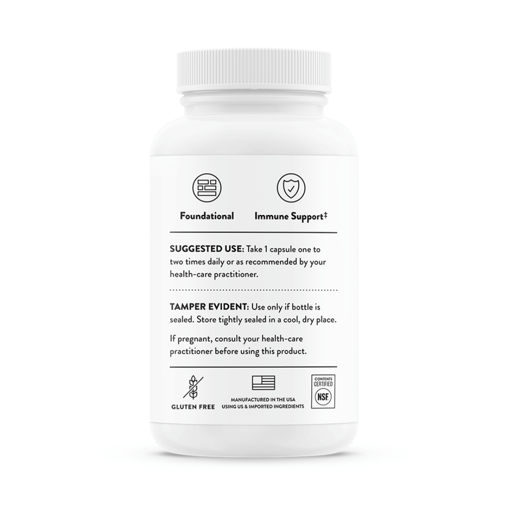 Thorne Zinc Bisglycinate 15 mg by Thorne, 60 capsule zinc supplement in a premium bottle