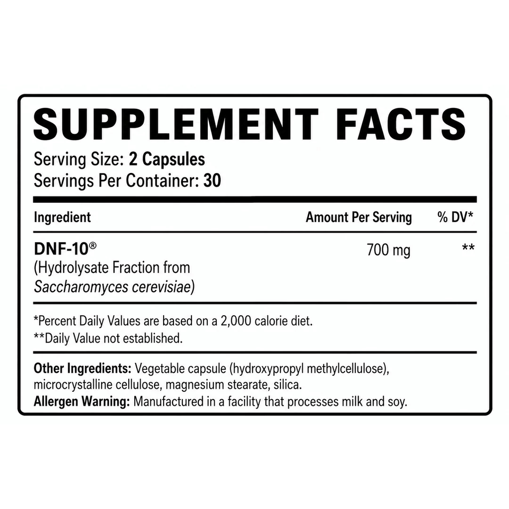 Ultra Labs DNF-10 supplement designed to support energy, performance and overall wellbeing, with a convenient formula for active lifestyles and daily nutritional support.