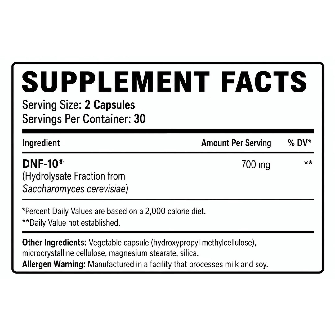 Ultra Labs DNF-10 supplement designed to support energy, performance and overall wellbeing, with a convenient formula for active lifestyles and daily nutritional support.