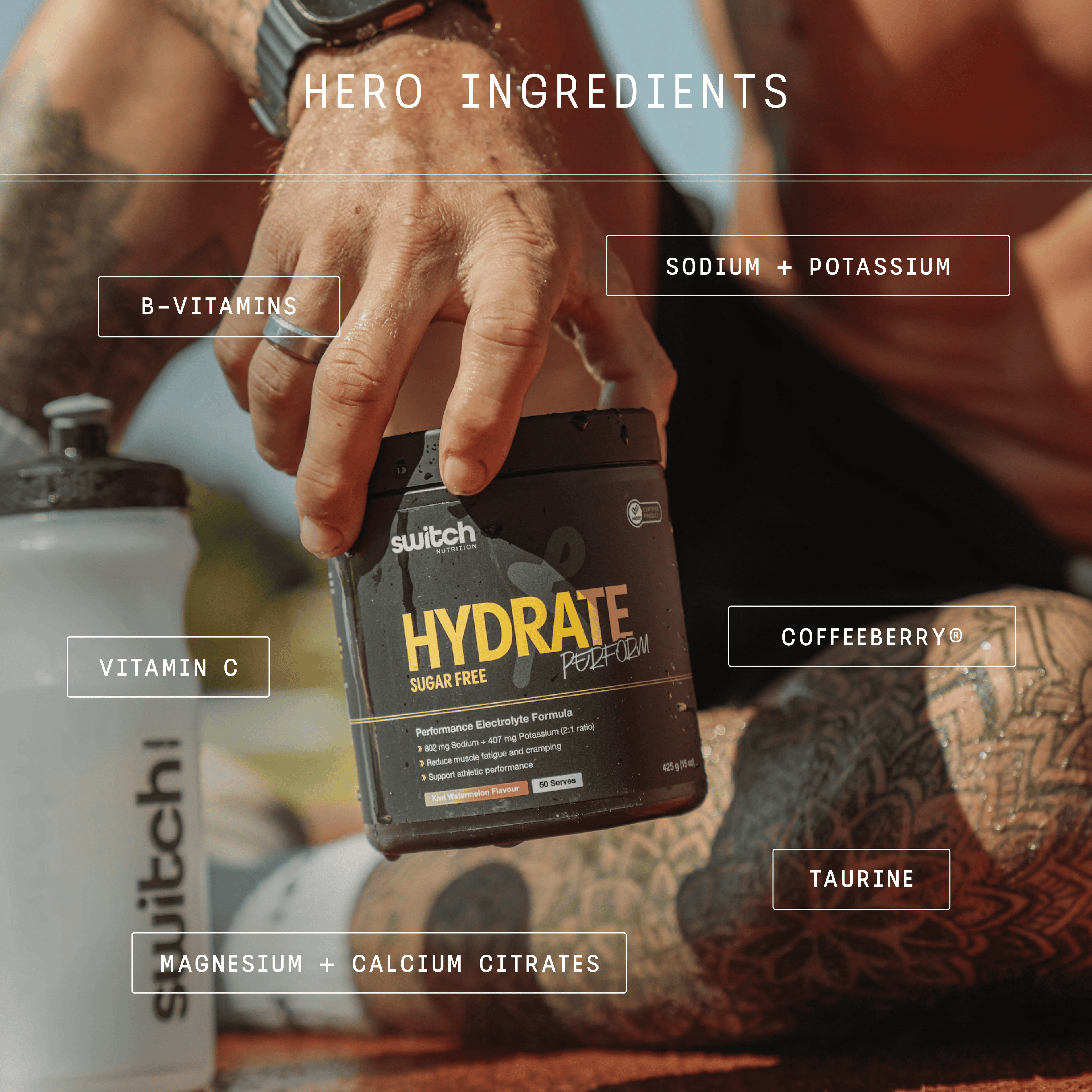 Switch Nutrition Hydrate Perform Sugar Free